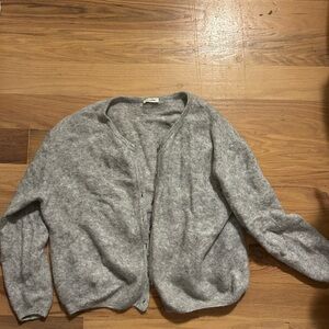 American Vintage Grey Vitow Cardigan Size L